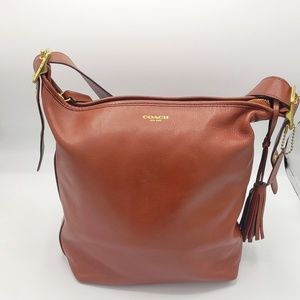Coach Cognac hobo handbag